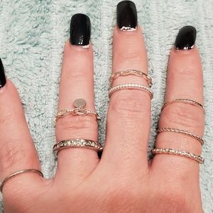 Lulus 8 Ring Set
